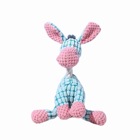 Interactive Rope Squeaky Dog Toy for Medium Breeds (Blue) durable dog toy,rope chew toy,interactive dog toy