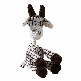 Interactive Rope Squeaky Dog Toy for Medium Breeds (White) durable dog toy,rope chew toy,interactive dog toy