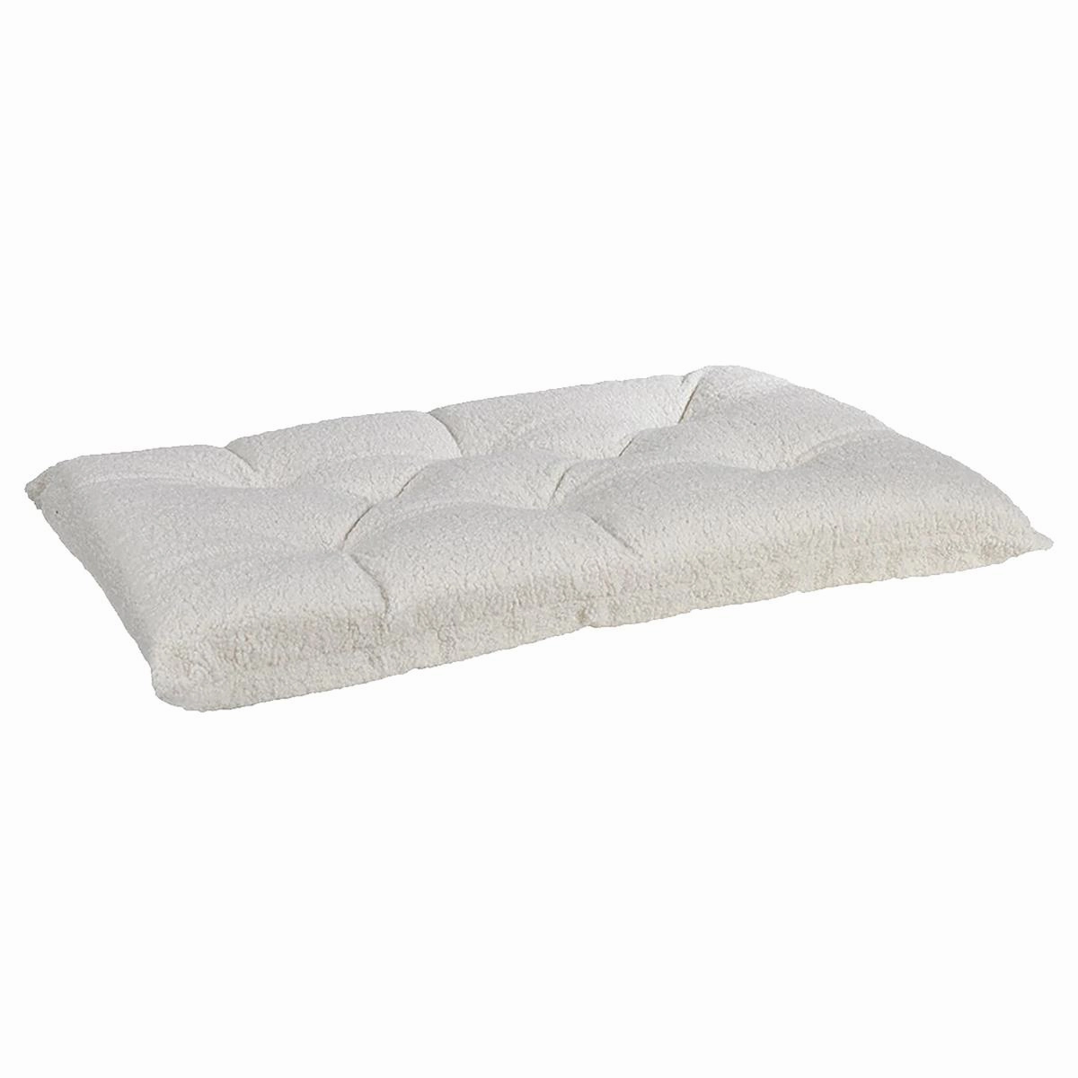 Ivory Sheepskin Tufted Cushion Dog Crate Mat crate mat,memory foam pad,dog bed cushion