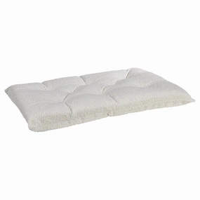 Ivory Sheepskin Tufted Cushion Dog Crate Mat crate mat,memory foam pad,dog bed cushion