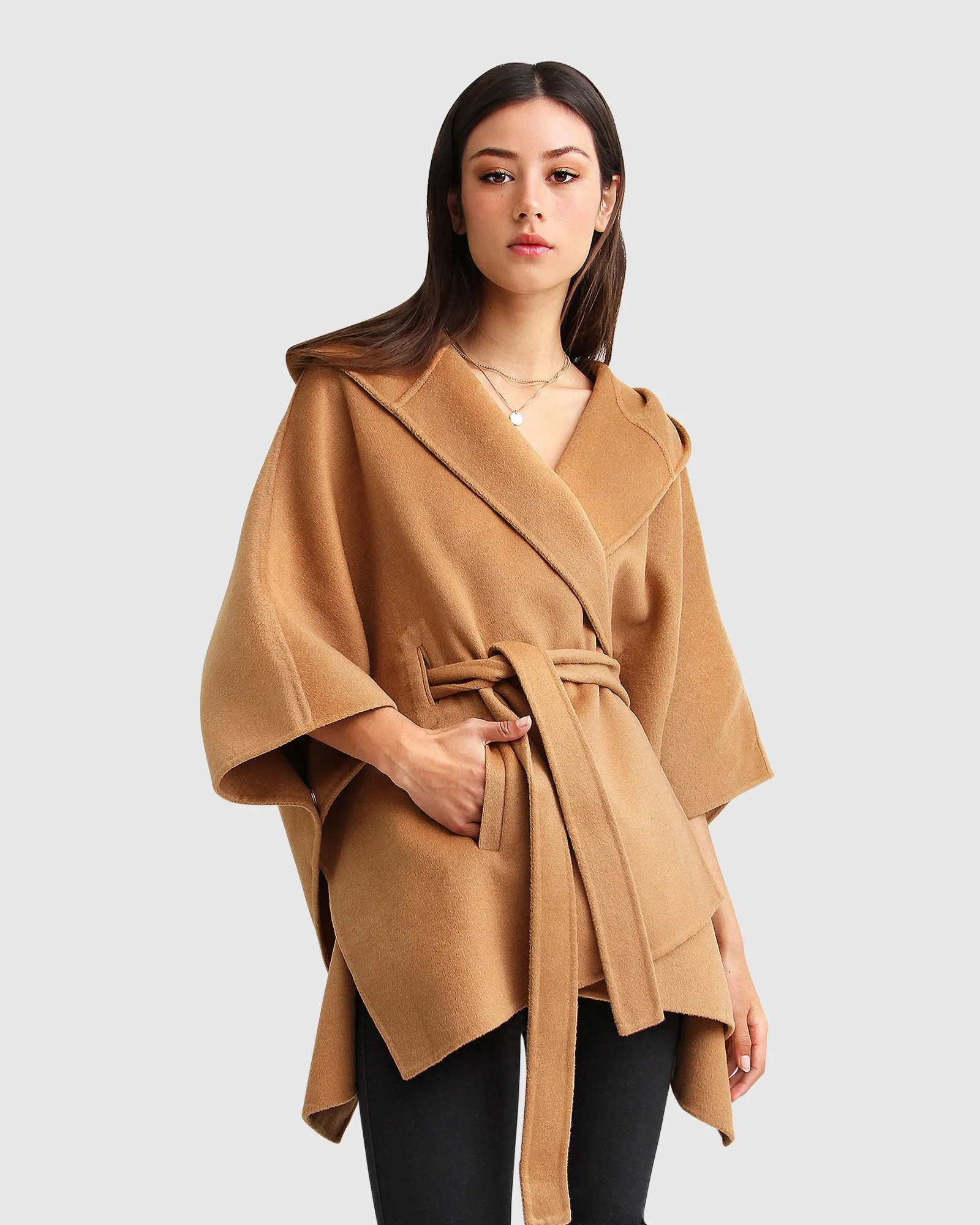 Jackson Landing Wool Blend Cape Coat