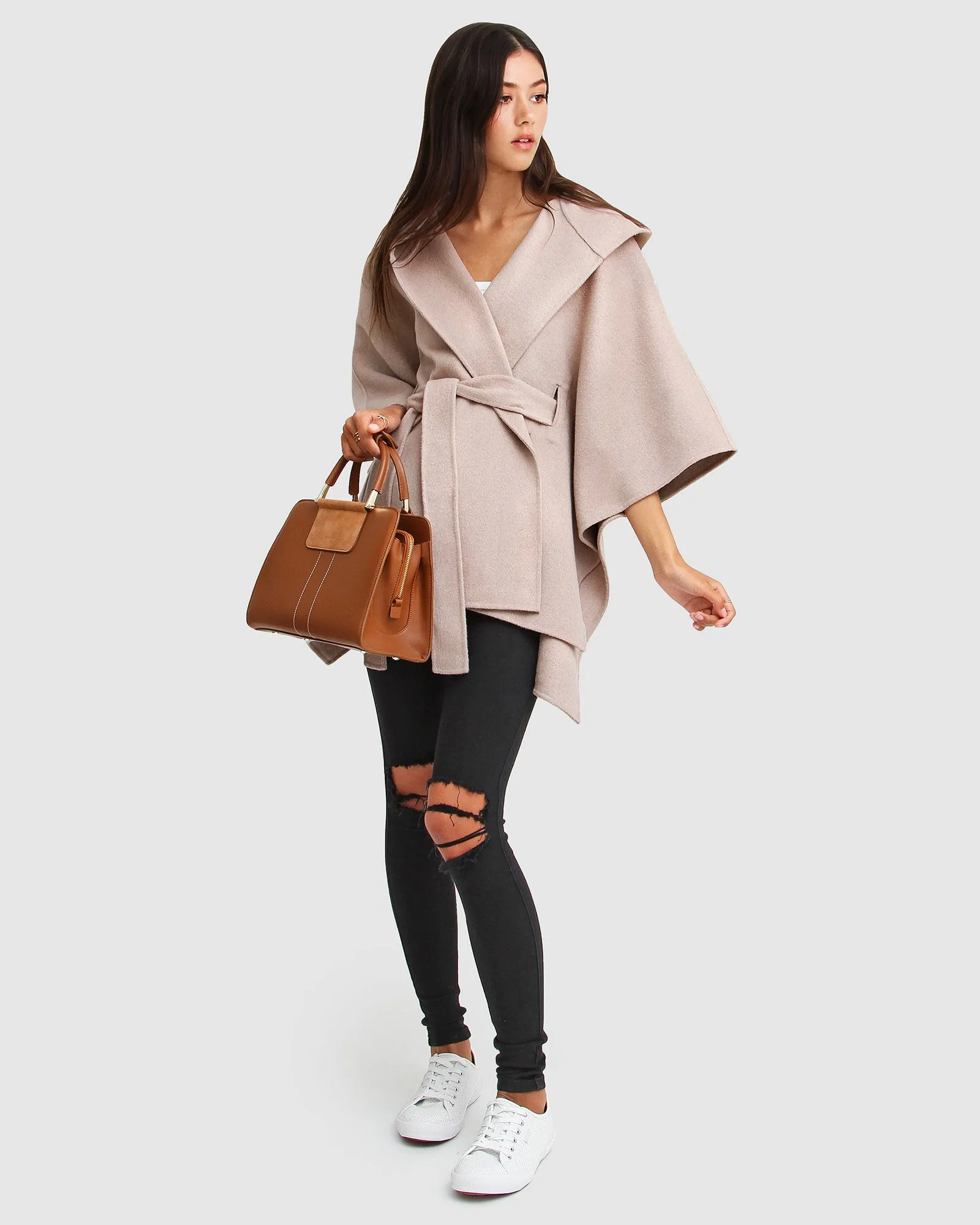 Jackson Landing Wool Blend Cape Coat
