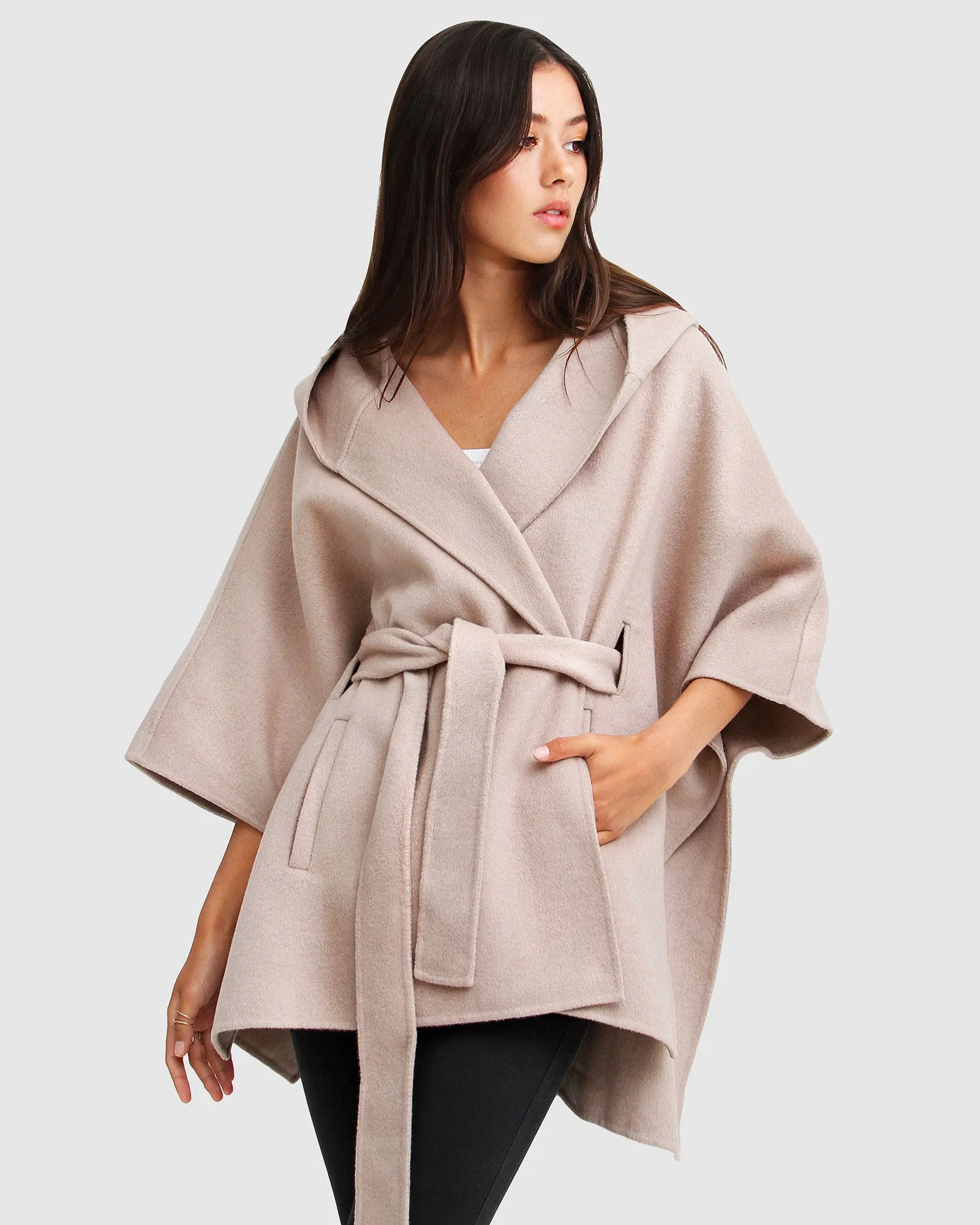Jackson Landing Wool Blend Cape Coat