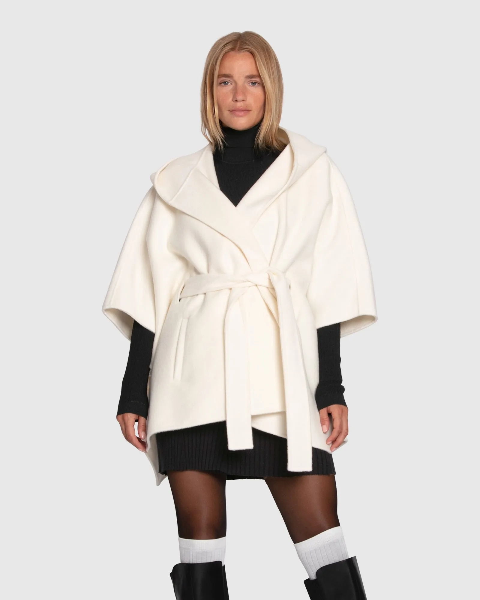 Jackson Landing Wool Blend Cape Coat