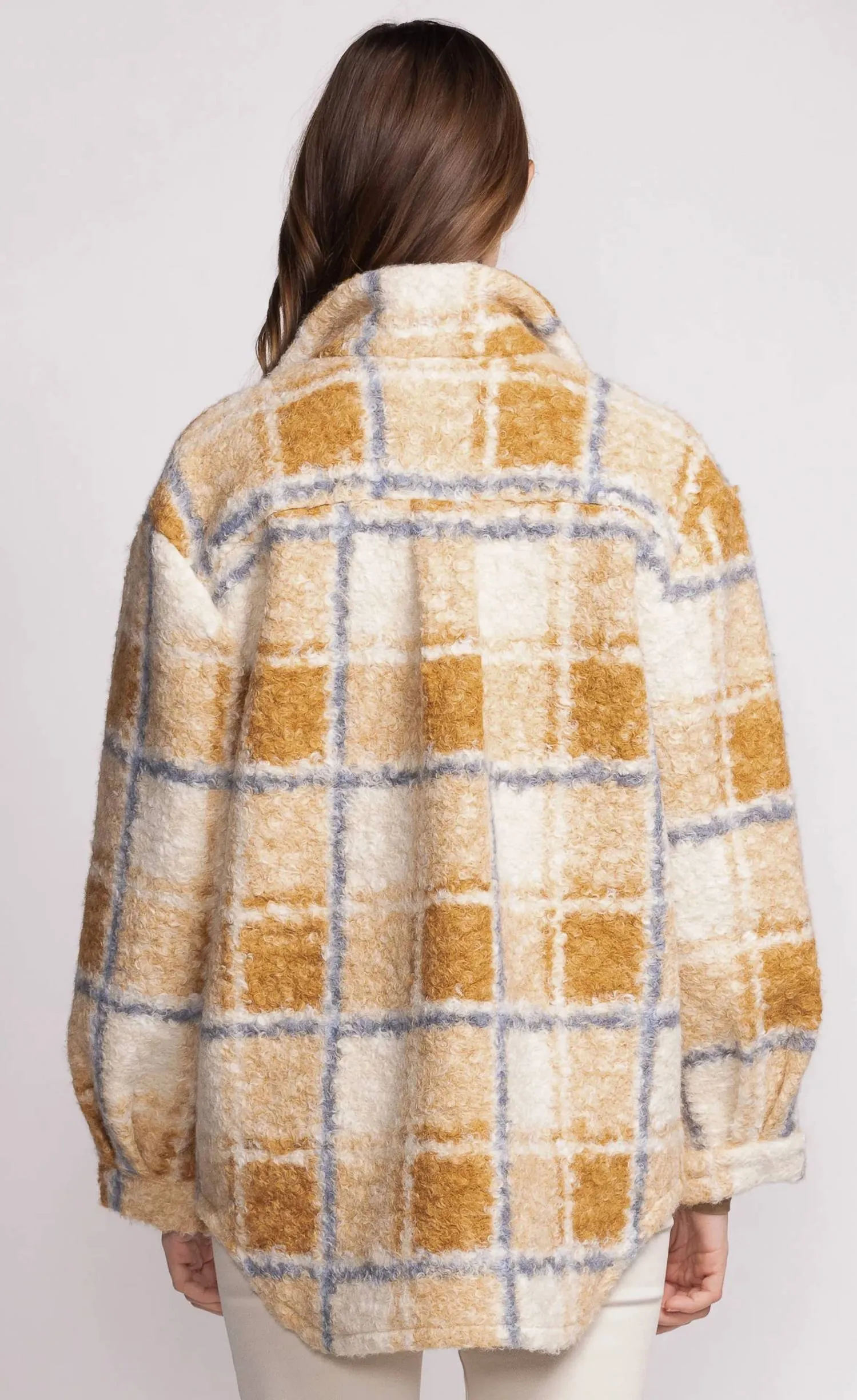 Jade Coat In Light Brown