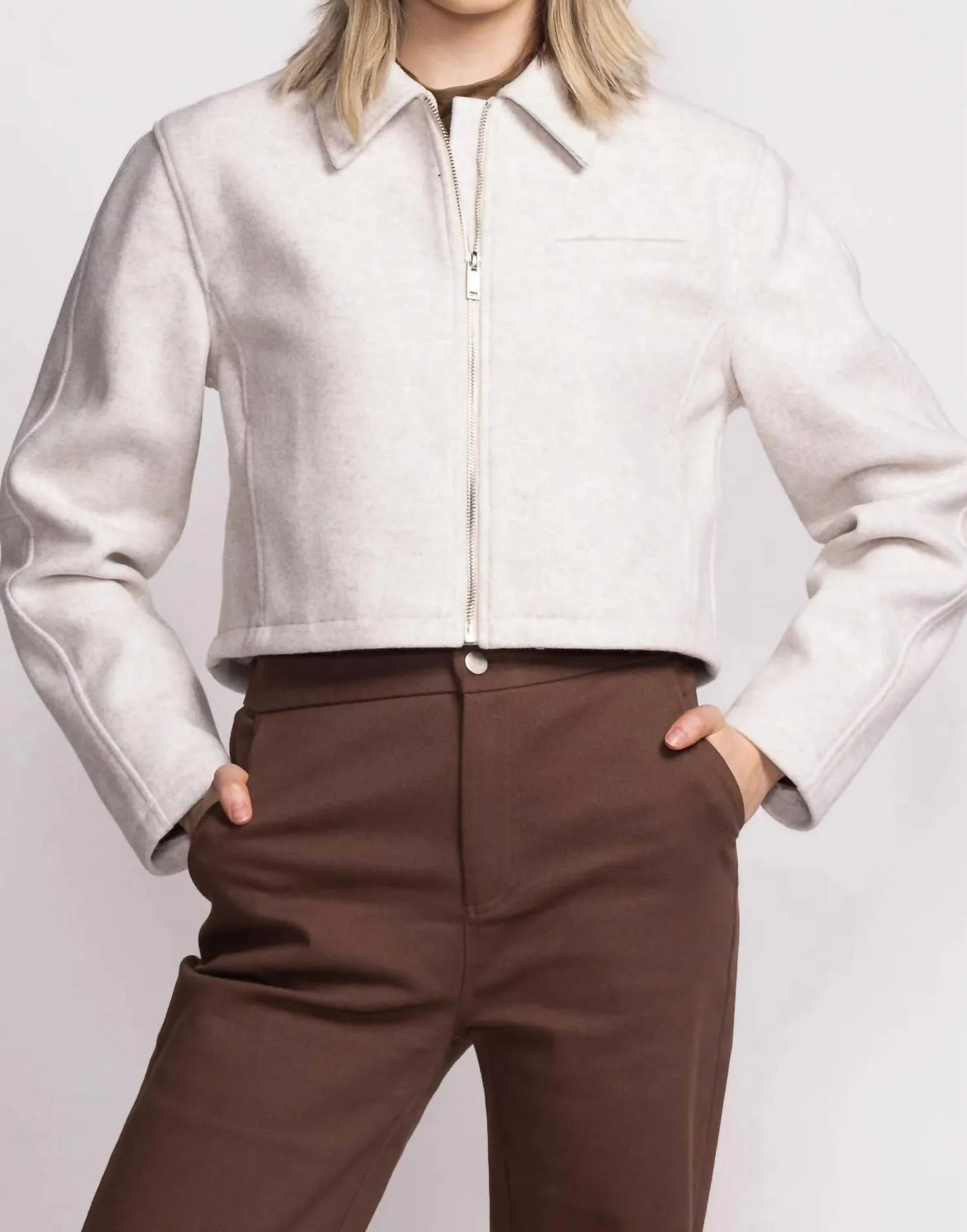 Jade Jacket In Off-White