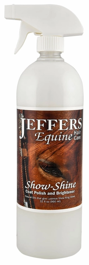 Jeffers Equine Show-Shine Coat Polish & Brightener for Horses grooming scissors,grooming tool kit,clipper for pets