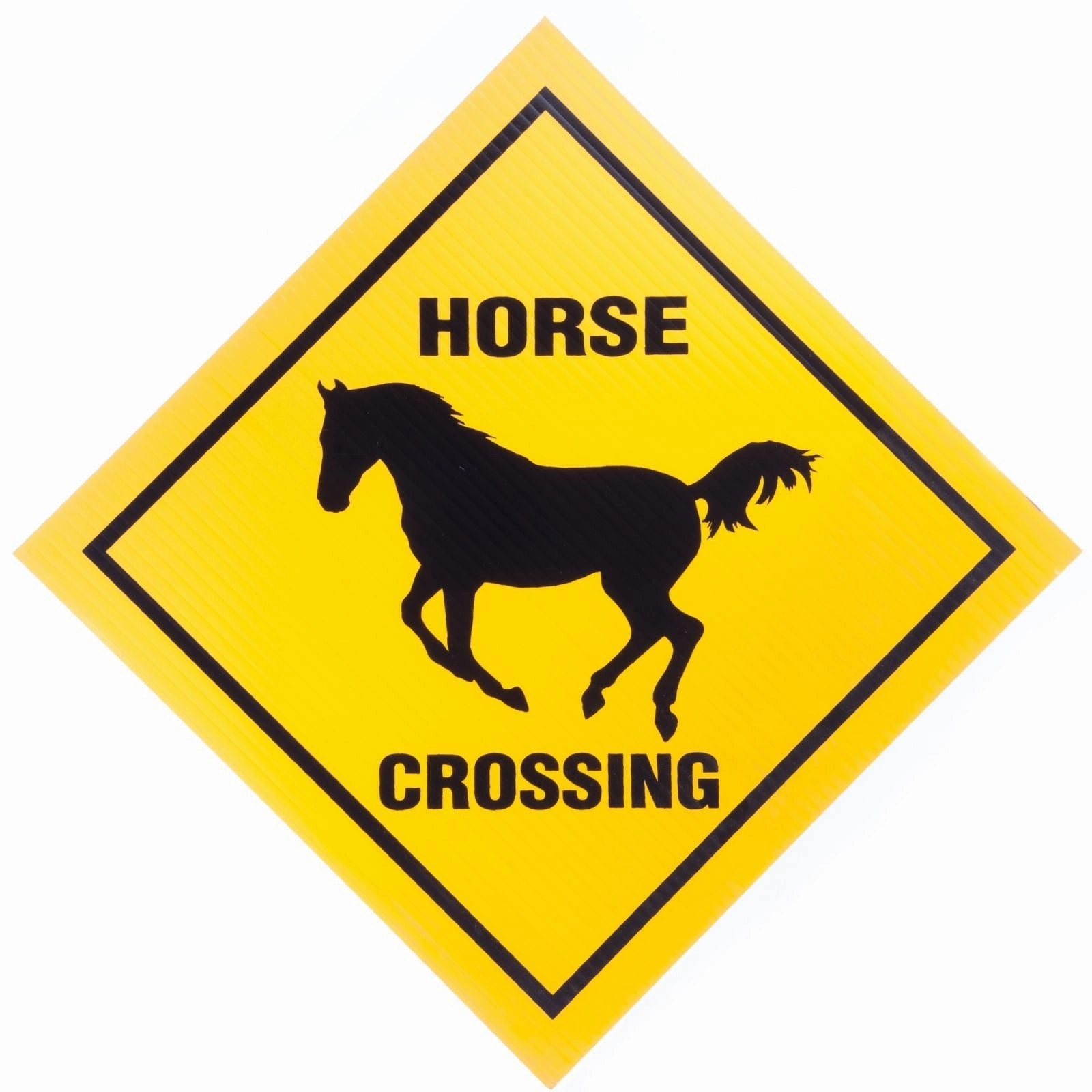 Jeffers Horse Crossing Sign, 12" x 12" dog plush toy,stuffed animal dog,cuddly dog toy