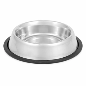Jeffers No-Skid/No-Tip Stainless Steel Pet Bowls cat food bowl,cat feeder,elevated cat dish