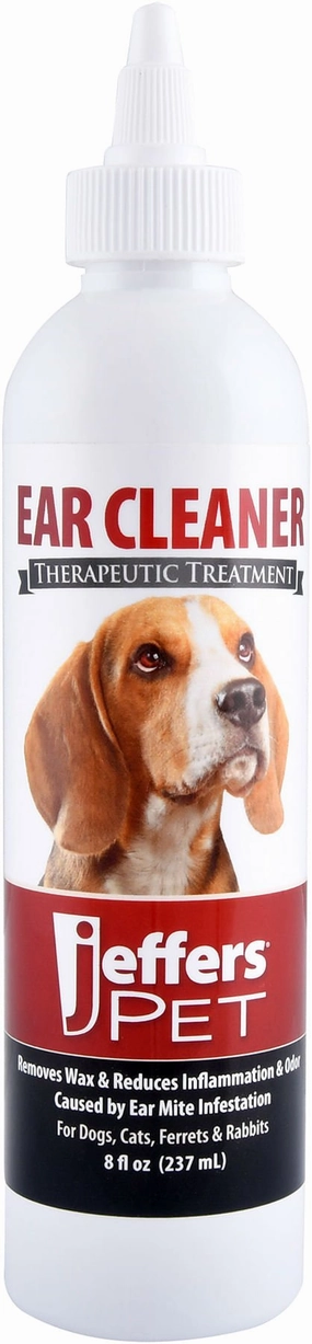 Jeffers Pet Ear Cleaner Therapeutic Treatment Solution with Eucalyptus organic dog treat,hypoallergenic dog snack,specialty pet treat