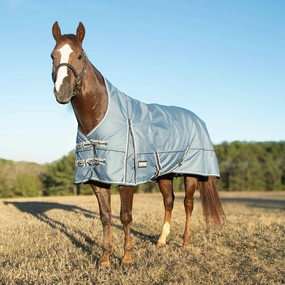 Jeffers Poplar Head Refuge 1200 Denier Turnout Blanket with High Neck, 240 Gram, Hamilton Blue horse blanket,poultry bed sheet,equine sheets