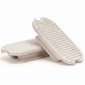 Jeffers Rubber Fillis Stirrup Pads, White, Pair ear cleaner dog,dog eye drops,pet ear wipes