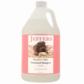 Jeffers Sensitive Skin Unscented, Dye-Free, Fragrance-Free Pet Shampoo, Gallon organic dog treat,hypoallergenic dog snack,specialty pet treat