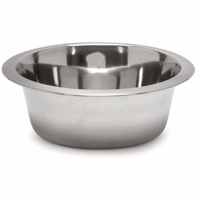 Jeffers Standard-Weight Stainless Steel Food & Water Pet Bowls cat food bowl,cat feeder,elevated cat dish