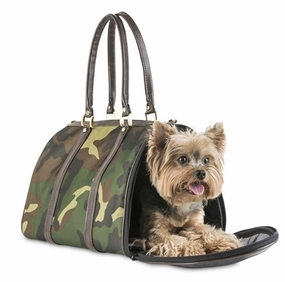 JL Duffel - Camouflage dog travel crate,airline approved dog carrier,dog transport bag