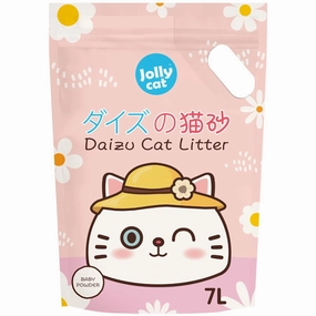 Jollycat Daizu Baby Powder Clumping Tofu Cat Litter 7L clumping cat litter,natural cat litter,dust free cat litter