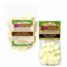 K9 Granola Factory Nilla Drops 8oz Bag barn supply,horse stable organizer,poultry waterer