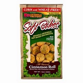 K9 Granola Factory Soft Bakes - Cinnamon Roll 12oz Bag dog biscuit treats,crunchy dog snacks,dog cookies