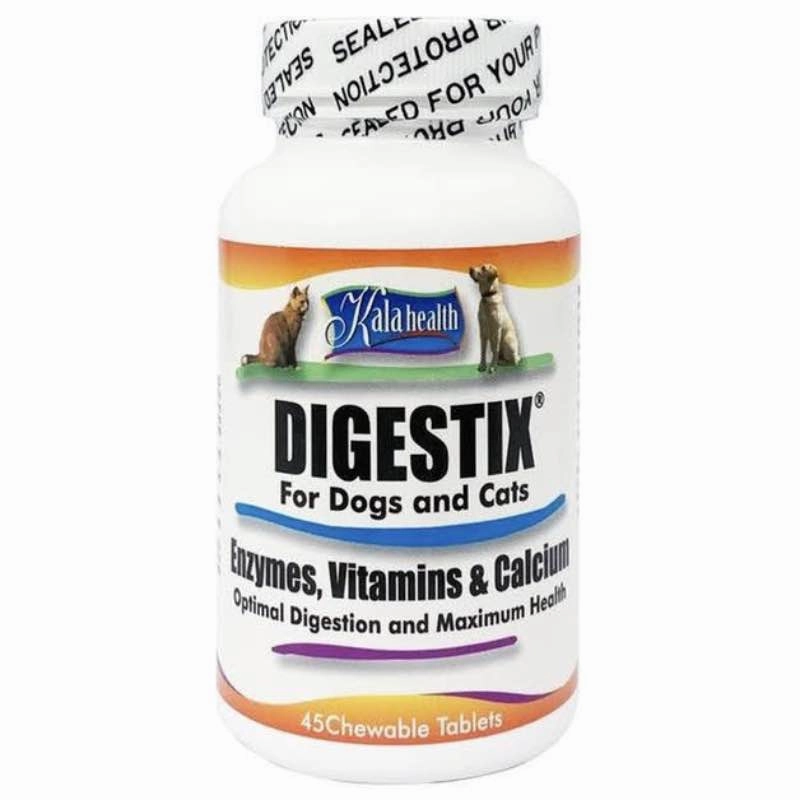 Kala Health Digestix Digestive Enzymes 45 caps digestive care dog food,urinary care cat food,sensitive stomach pet food