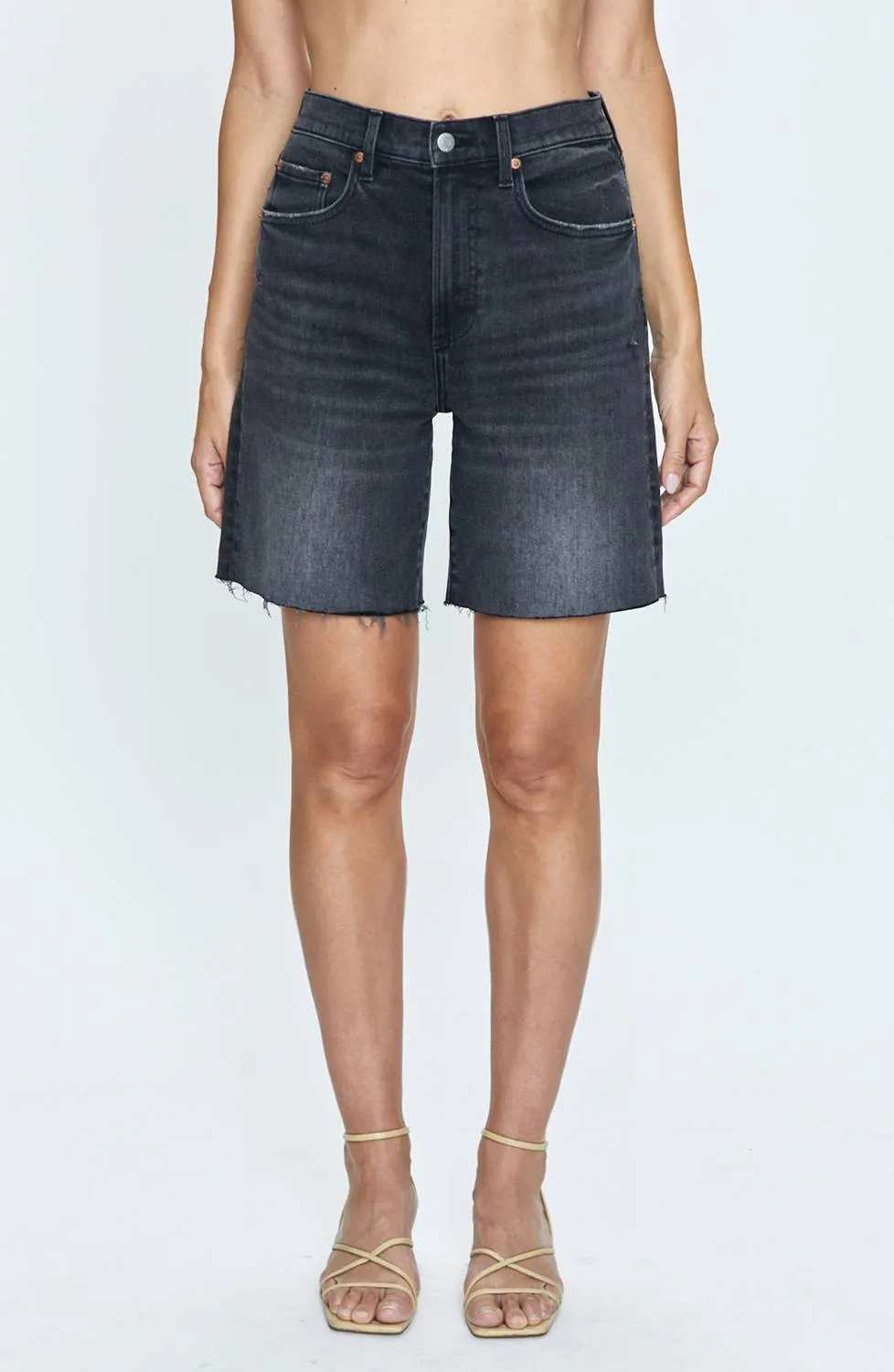 Kaylee Denim Shorts In Citadel Vintage