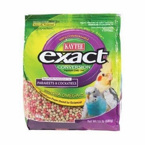 Kaytee Exact - Conversion for Parakeets & Cockatiels 1.5lb bird seed mix,small bird food,parakeet pellets
