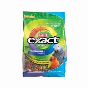 Kaytee Exact - Rainbow Fruity for Parrots & Conures 2lb bird seed mix,small bird food,parakeet pellets