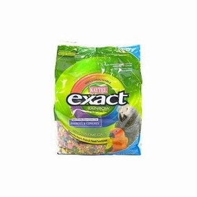 Kaytee Exact - Rainbow Fruity for Parrots & Conures 4lb bird seed mix,small bird food,parakeet pellets