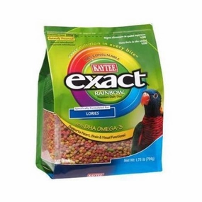 Kaytee Exact - Rainbow Premium for Lories 1.75lb bird seed mix,small bird food,parakeet pellets