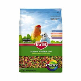 Kaytee Exact - Rainbow Premium for Parakeets and Lovebirds 2lb bird seed mix,small bird food,parakeet pellets