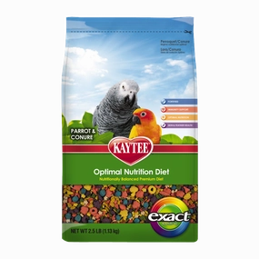 Kaytee Exact - Rainbow Premium for Parrots and Conures 2.5lb bird seed mix,small bird food,parakeet pellets