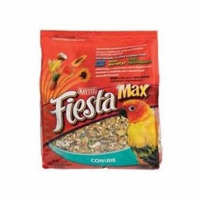 Kaytee Fiesta Max - Conure 4.5lb bird seed mix,small bird food,parakeet pellets