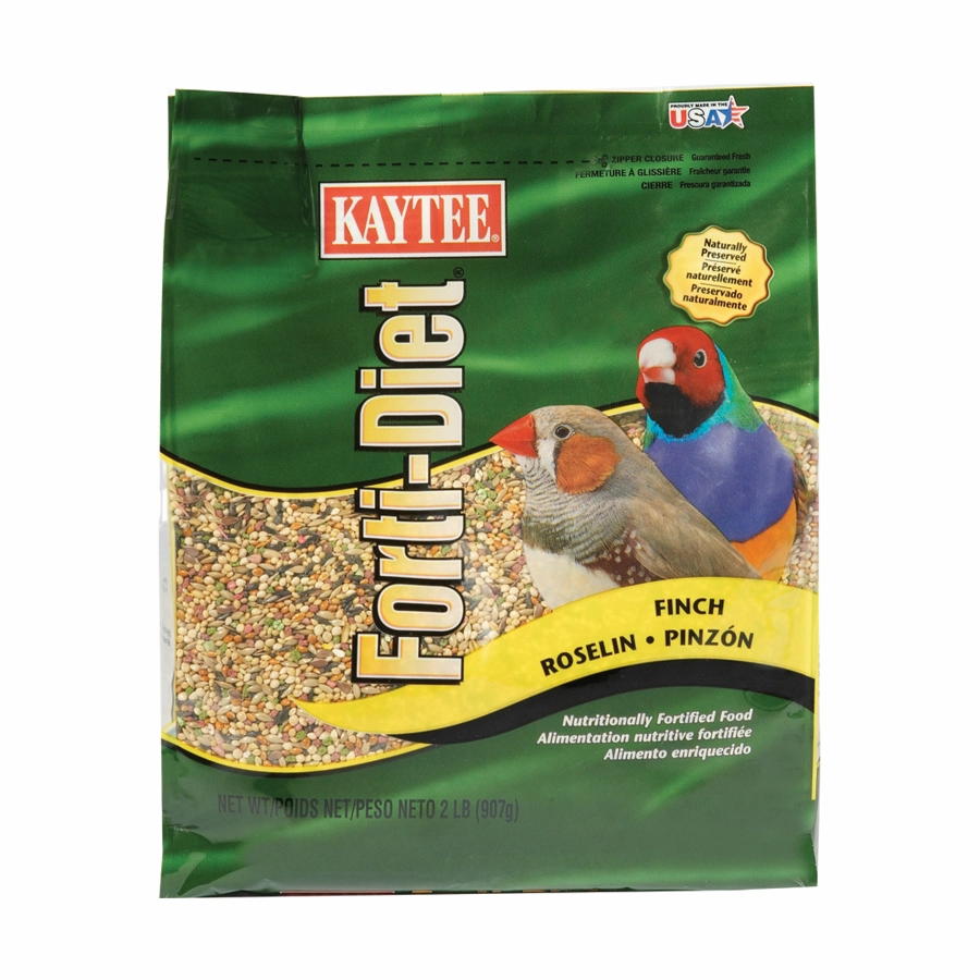 Kaytee Forti-Diet - Finch 2lb bird seed mix,small bird food,parakeet pellets