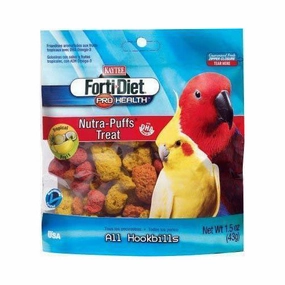 Kaytee Forti-Diet - Nutra-Puffs Treat 1.5oz bird seed mix,small bird food,parakeet pellets
