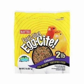 Kaytee Forti-Diet Eggcite - Canary 2lb bird seed mix,small bird food,parakeet pellets