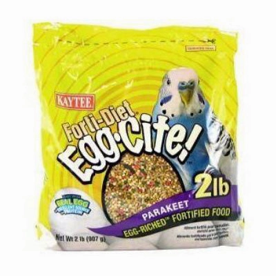 Kaytee Forti-Diet Eggcite - Parakeet 2lb bird seed mix,small bird food,parakeet pellets