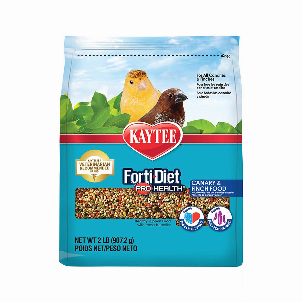 Kaytee Forti-Diet Pro Health - Canary 2lb bird seed mix,small bird food,parakeet pellets