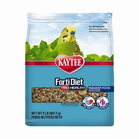 Kaytee Forti-Diet Pro Health - Parakeet 3lb bird seed mix,small bird food,parakeet pellets