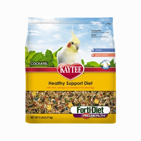 Kaytee Forti-Diet Pro Health Eggcite - Cockatiel 5lb bird seed mix,small bird food,parakeet pellets