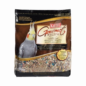 Kaytee Gourmet Recipe - Cockatiel 5lb bird seed mix,small bird food,parakeet pellets