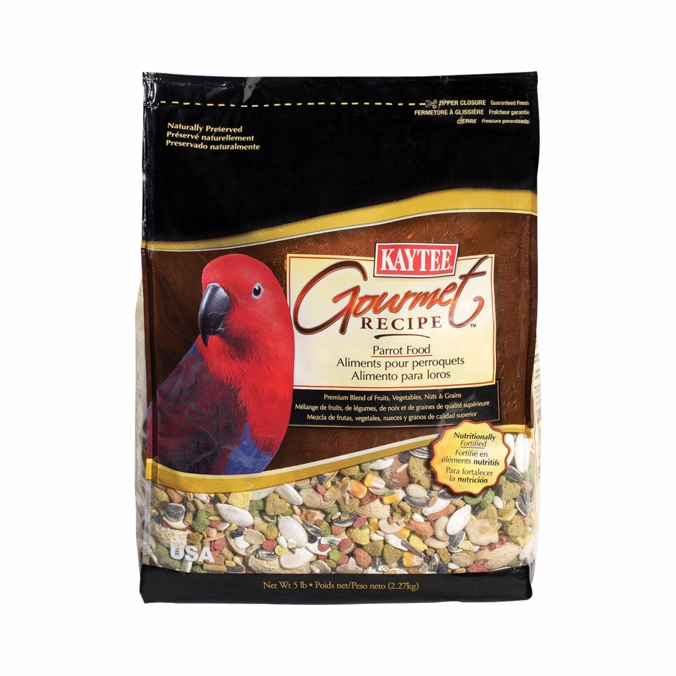 Kaytee Gourmet Recipe - Parrot 5lb bird seed mix,small bird food,parakeet pellets