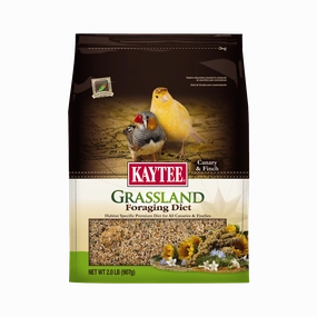 Kaytee Grassland - Canary and Finch 2lb bird seed mix,small bird food,parakeet pellets