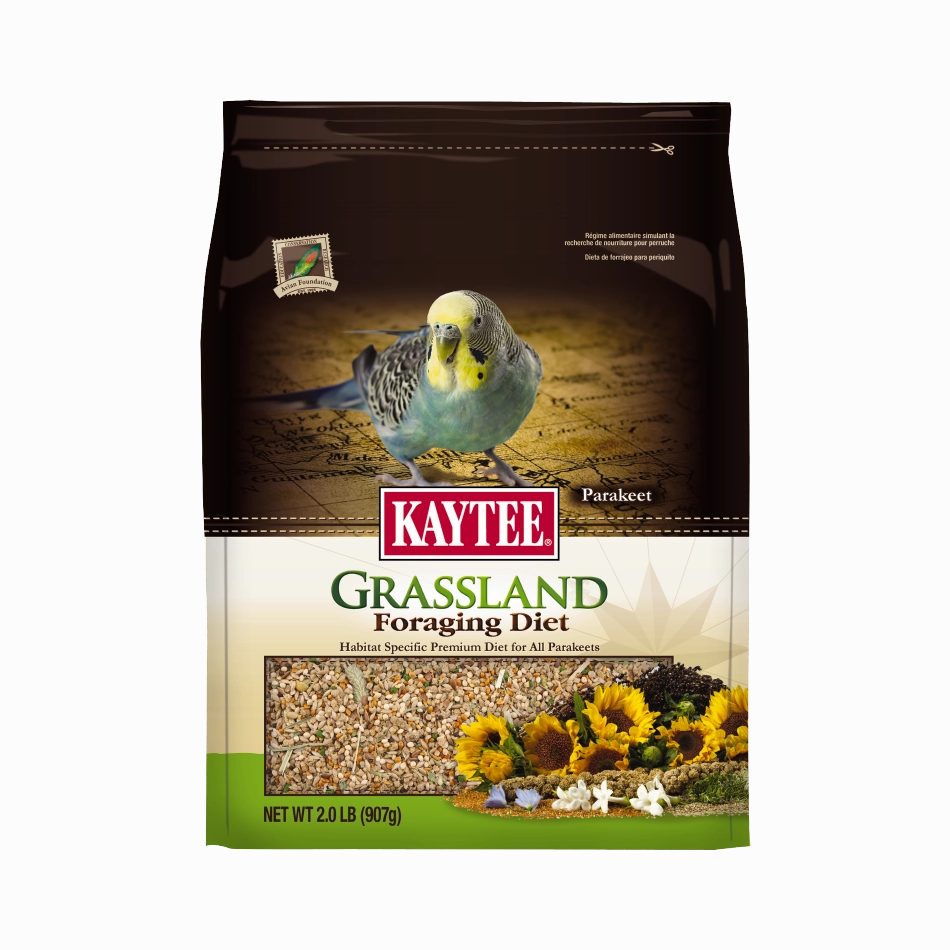 Kaytee Grassland - Parakeet 2lb bird seed mix,small bird food,parakeet pellets