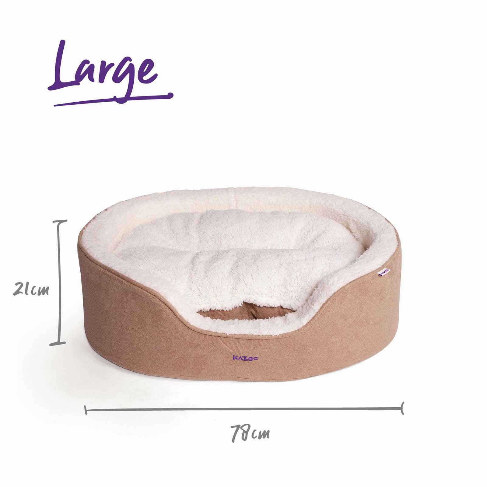 Kazoo Manhattan Coffee Dog Bed