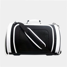 Kelle Carrier- Black & White treat storage jar,dog treat container,pet snack jar