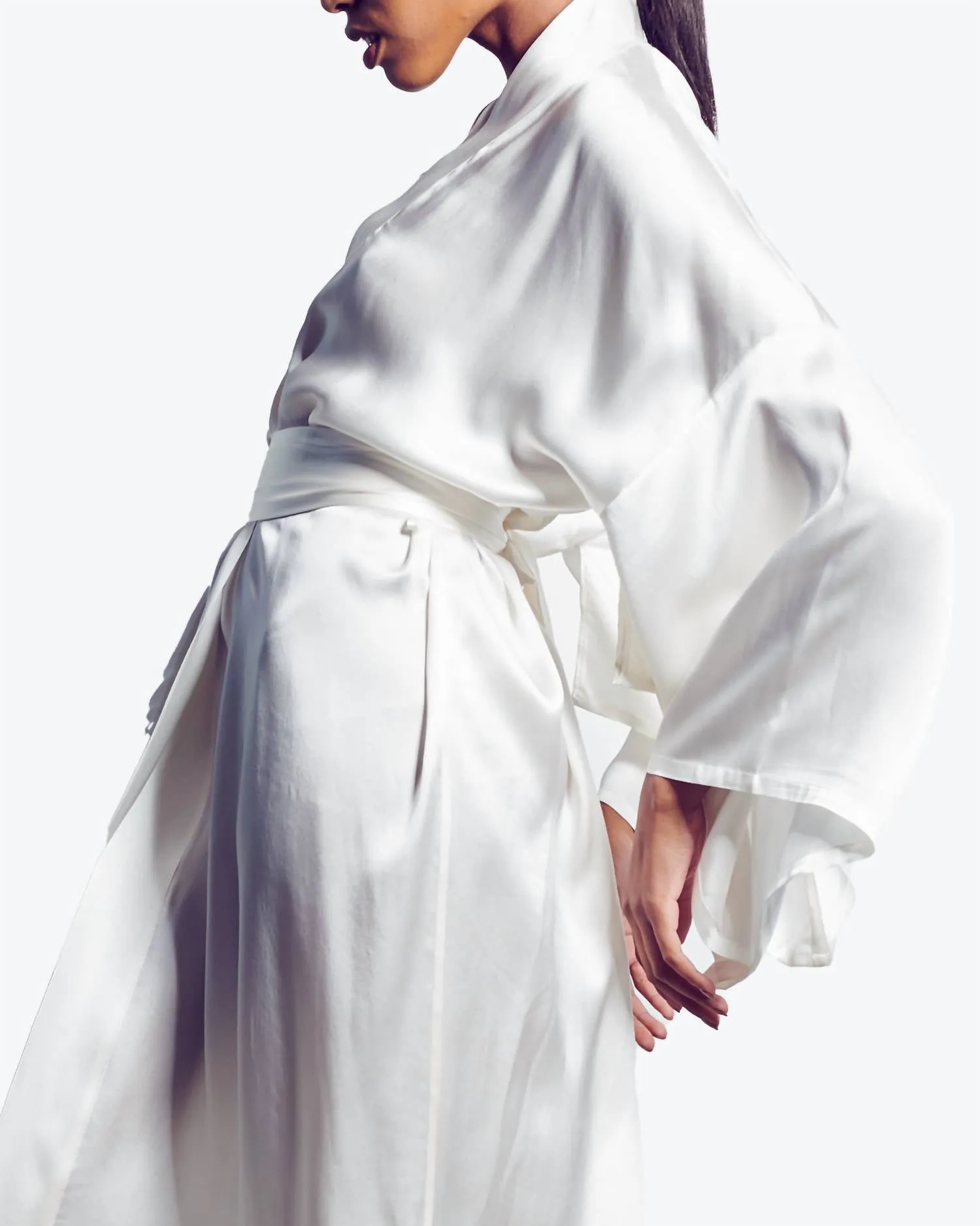 Kimberly Kimono In White
