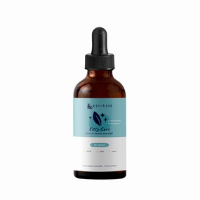 Kin   Kind Cat Kitty Ears Leave-in Cleanse & Relief 4oz food toppers for dogs,dog gravy,dog flavor boost