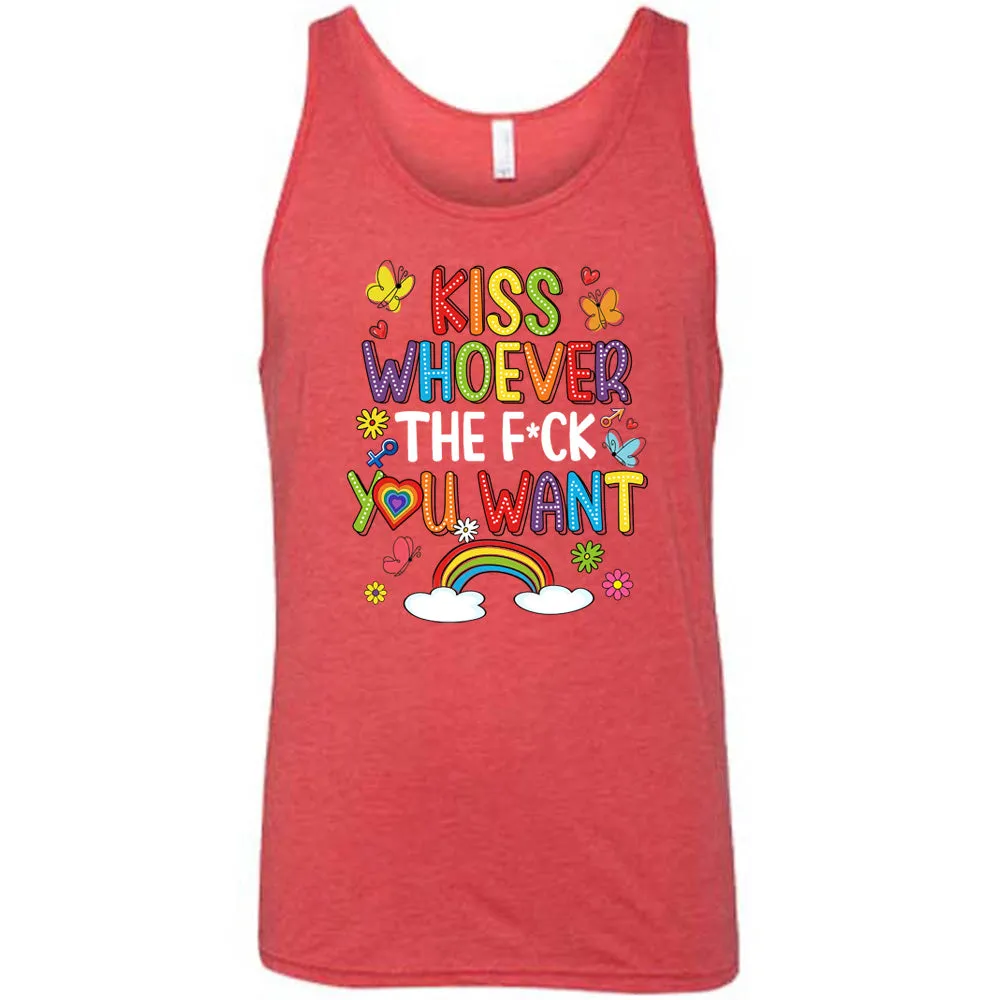 Kiss Whoever The Fuck You Want Shirt Unisex