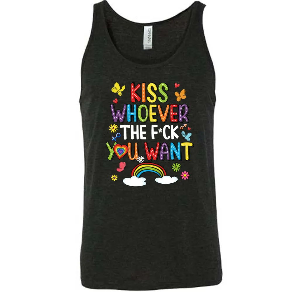 Kiss Whoever The Fuck You Want Shirt Unisex