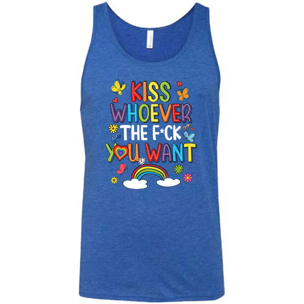Kiss Whoever The Fuck You Want Shirt Unisex