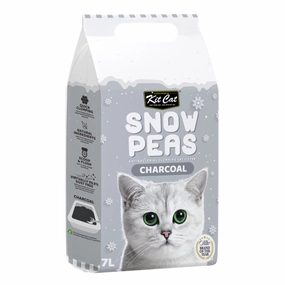 Kit Cat Snow Peas Charcoal Antibacterial Clumping Cat Litter 7L clumping cat litter,natural cat litter,dust free cat litter